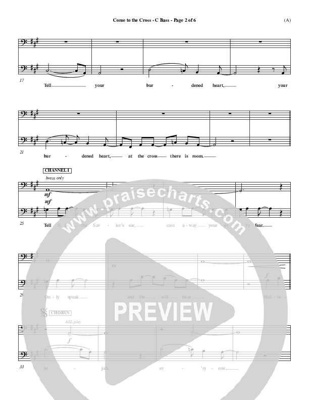 Come To The Cross Contrabass (Michael W. Smith)