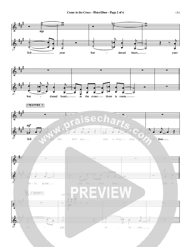 Come To The Cross Flute/Oboe (Michael W. Smith)