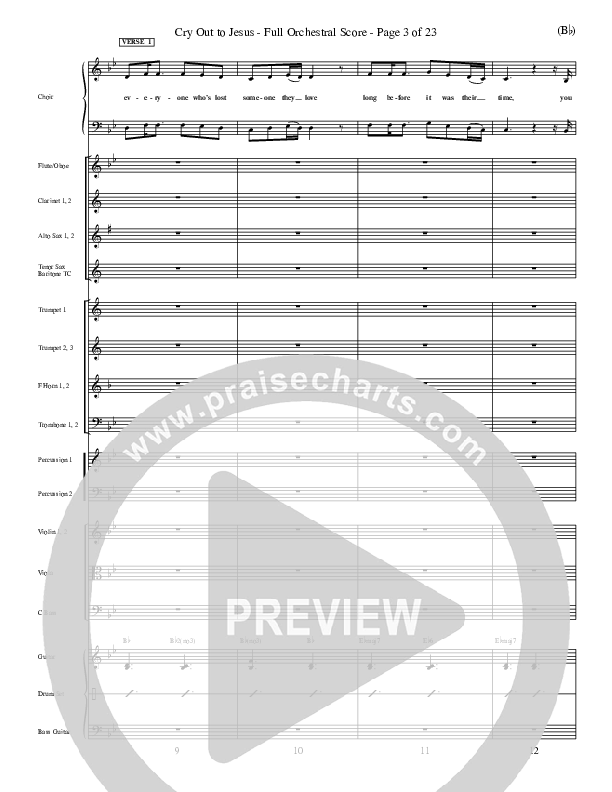 Cry Out To Jesus Orchestration (Third Day)