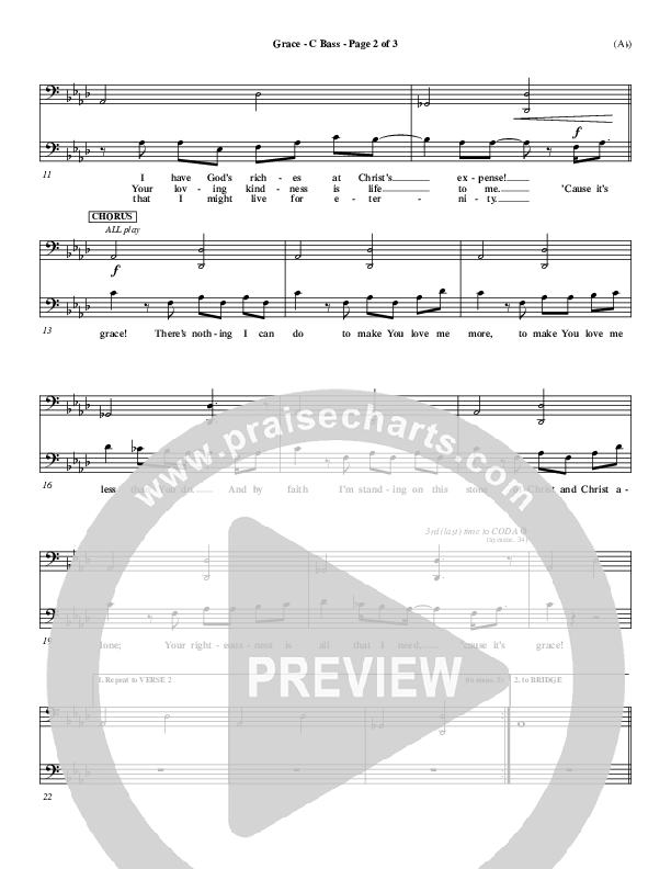 Grace Contrabass (Stuart Townend)