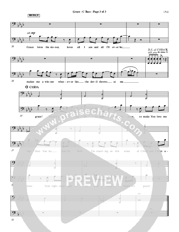 Grace Contrabass (Stuart Townend)