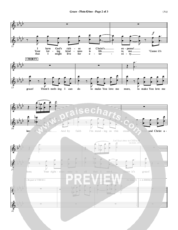 Grace Flute/Oboe (Stuart Townend)