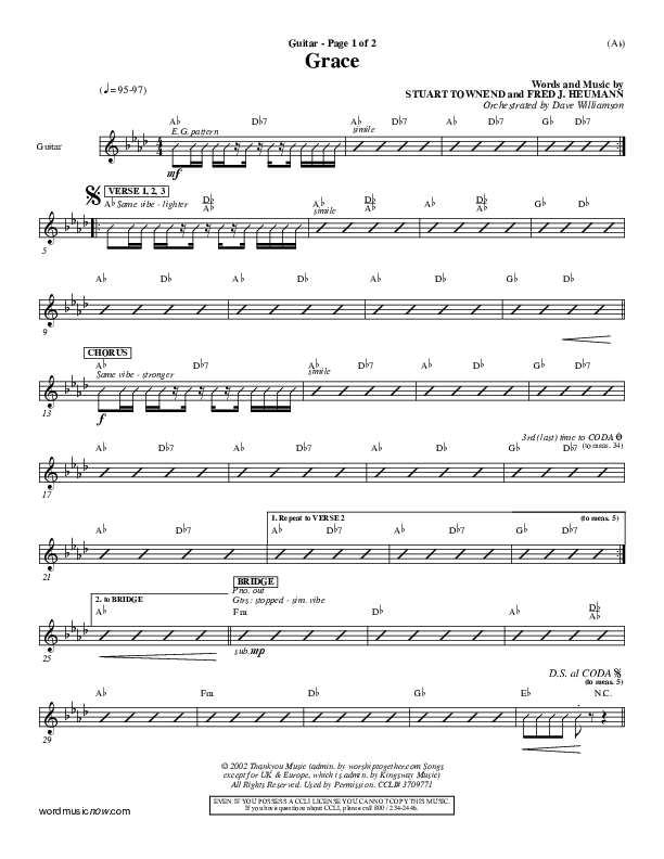 Grace Guitar (Stuart Townend)