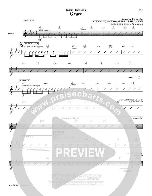 Grace Guitar (Stuart Townend)