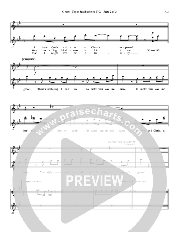 Grace Tenor Sax/Baritone T.C. (Stuart Townend)