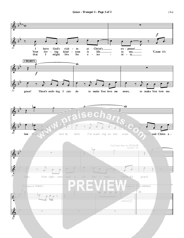 Grace Trumpet 1 (Stuart Townend)