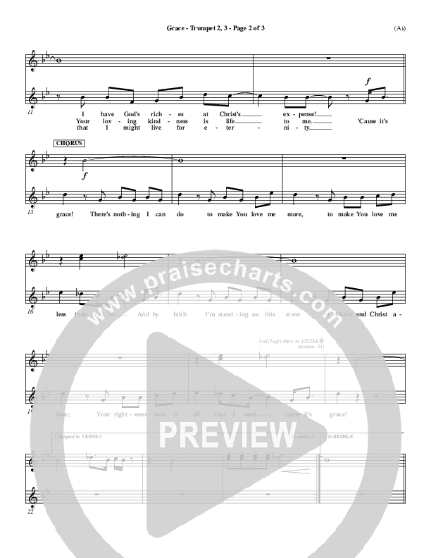 Grace Trumpet 2/3 (Stuart Townend)