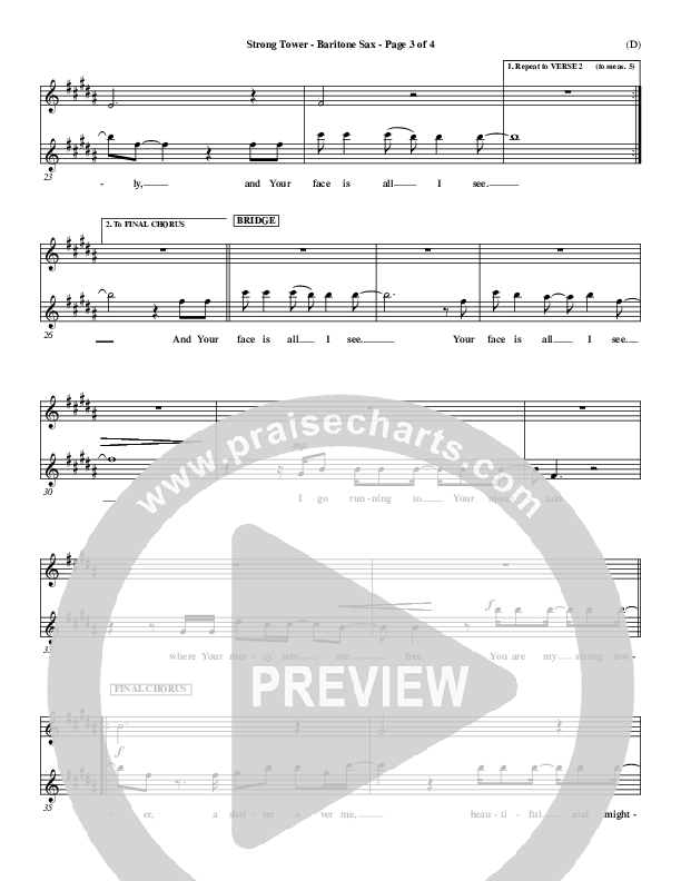 Strong Tower Bari Sax (Kutless)