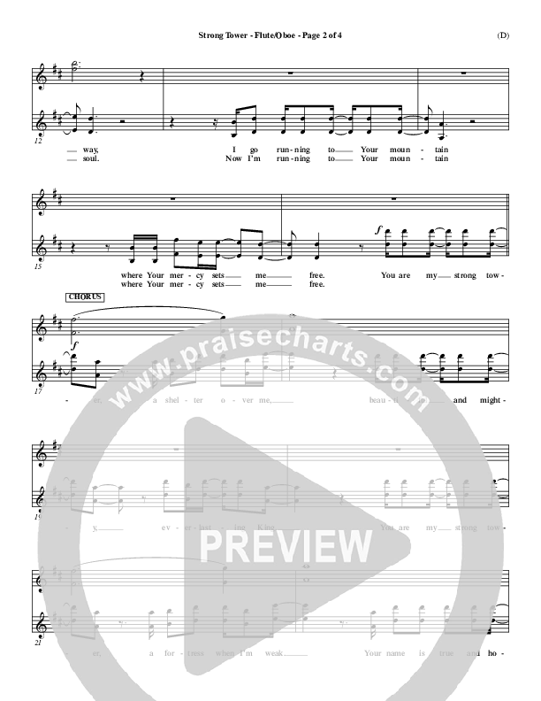 Strong Tower Flute/Oboe (Kutless)