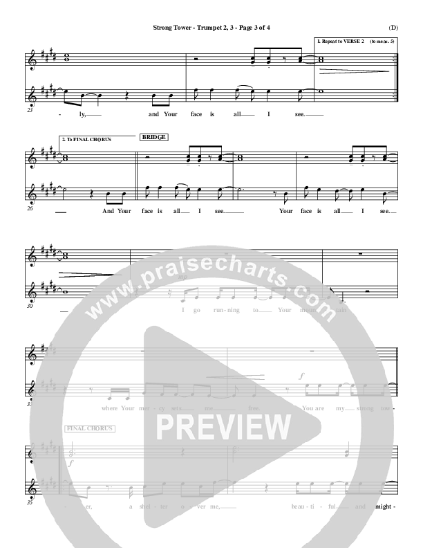 Strong Tower Trumpet 2/3 (Kutless)