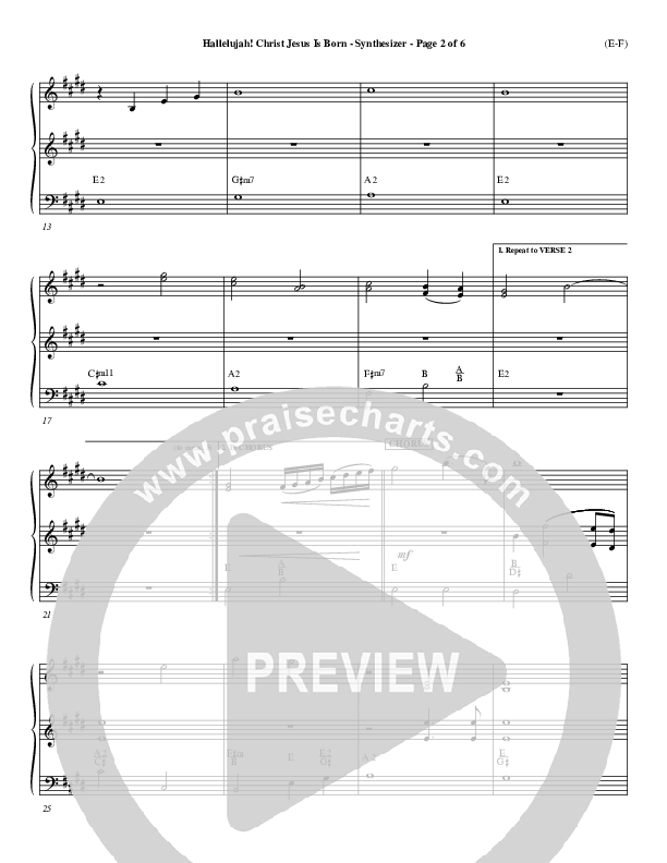 Hallelujah Christ Jesus Is Born Synth (Dennis Jernigan)