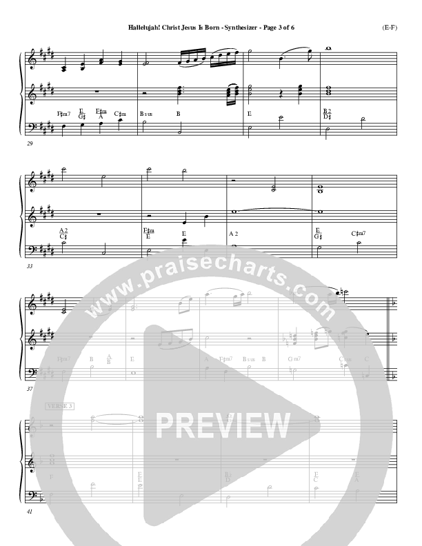 Hallelujah Christ Jesus Is Born Synth (Dennis Jernigan)