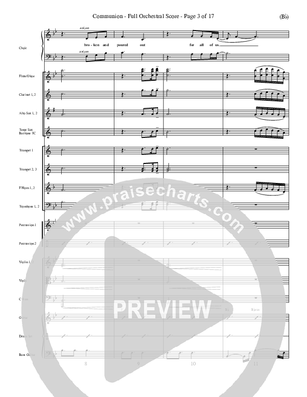 Communion Conductor's Score (Third Day)
