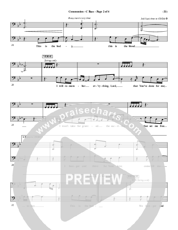 Communion Contrabass (Third Day)