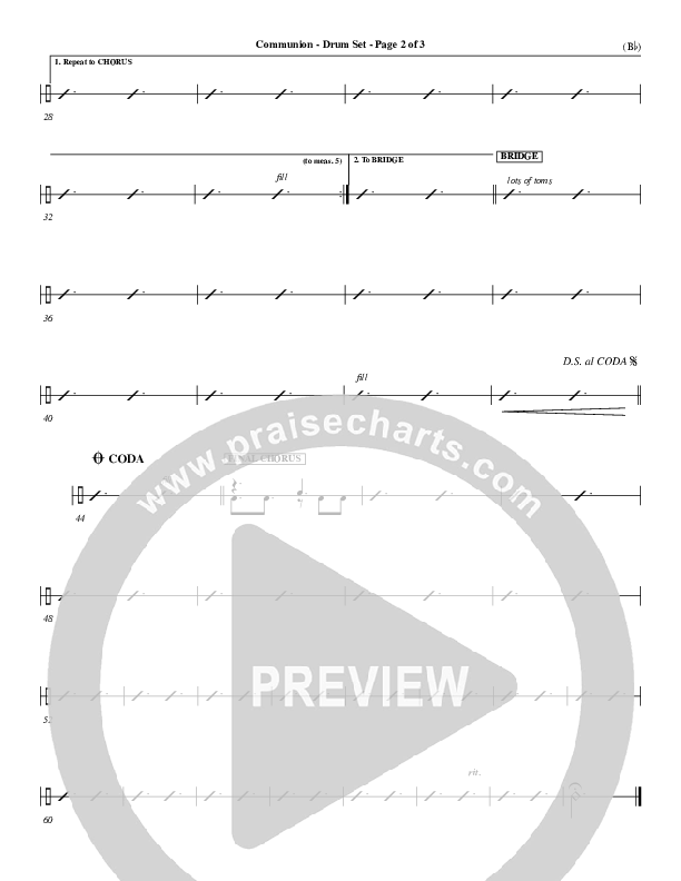 Communion Drum Set (Third Day)