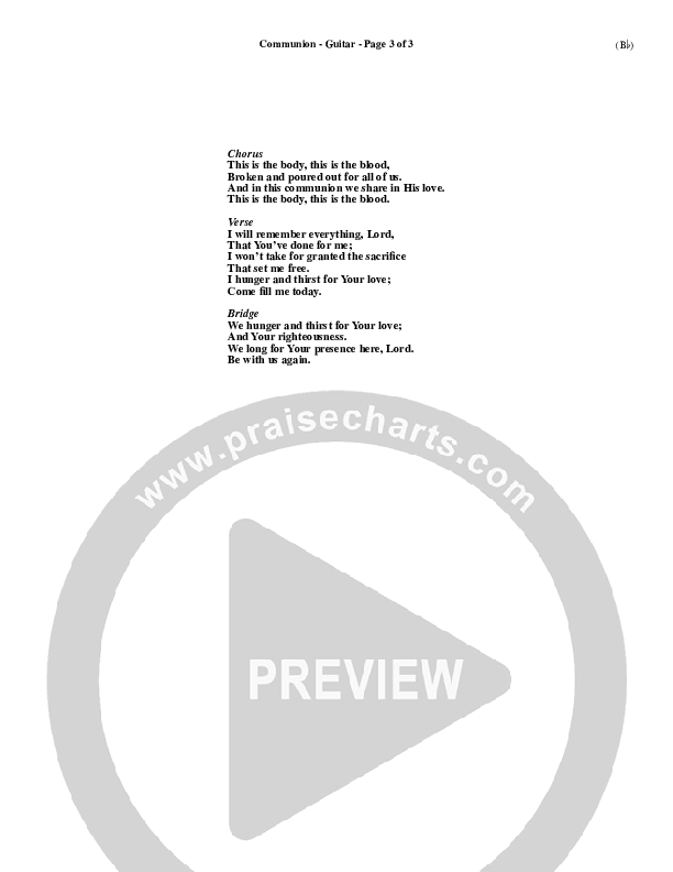 Communion Guitar (Third Day)