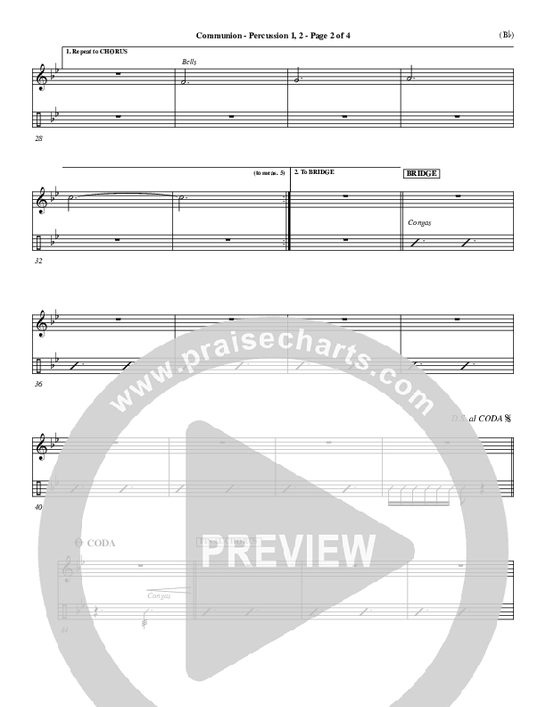 Communion Percussion 1/2 (Third Day)