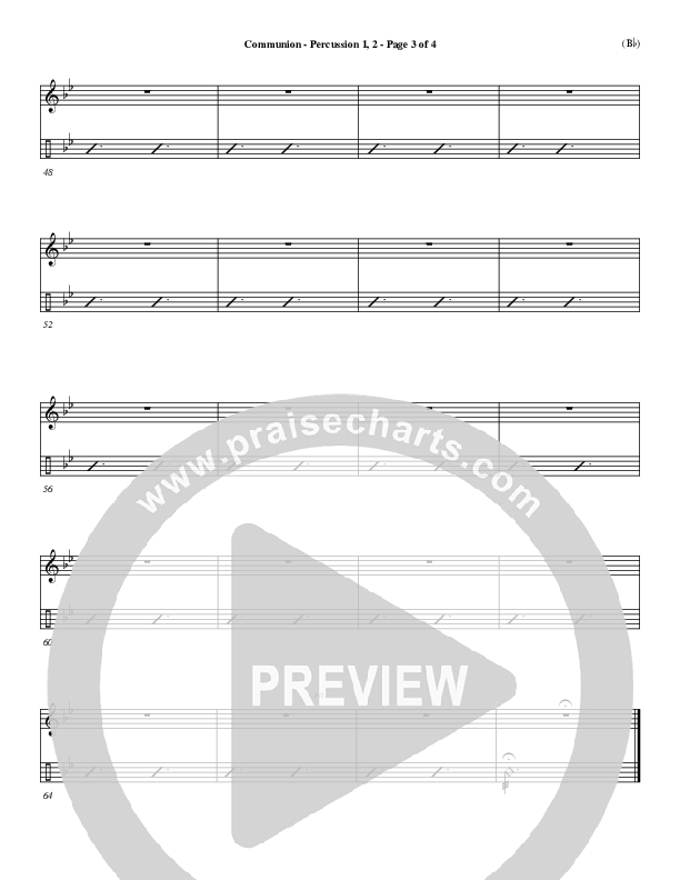 Communion Percussion 1/2 (Third Day)