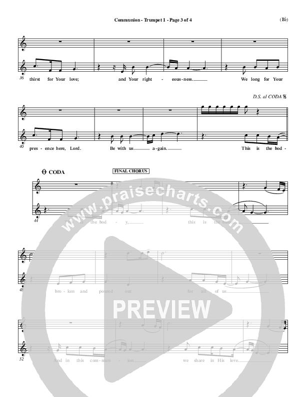 Communion Trumpet 1 (Third Day)