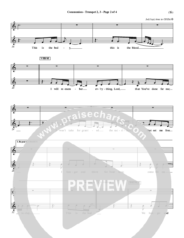 Communion Trumpet 2/3 (Third Day)