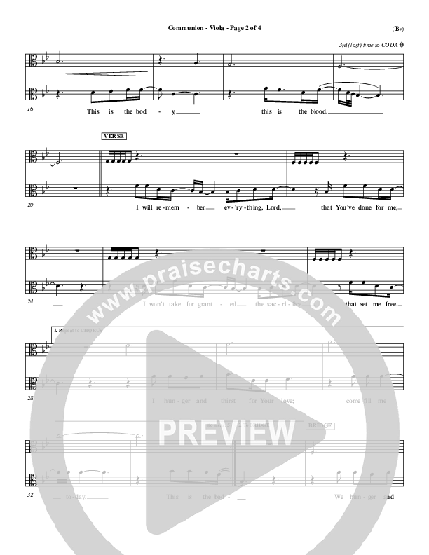 Communion Viola (Third Day)