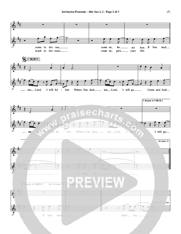 Invitacion Fountain Alto Sax 1/2 ()