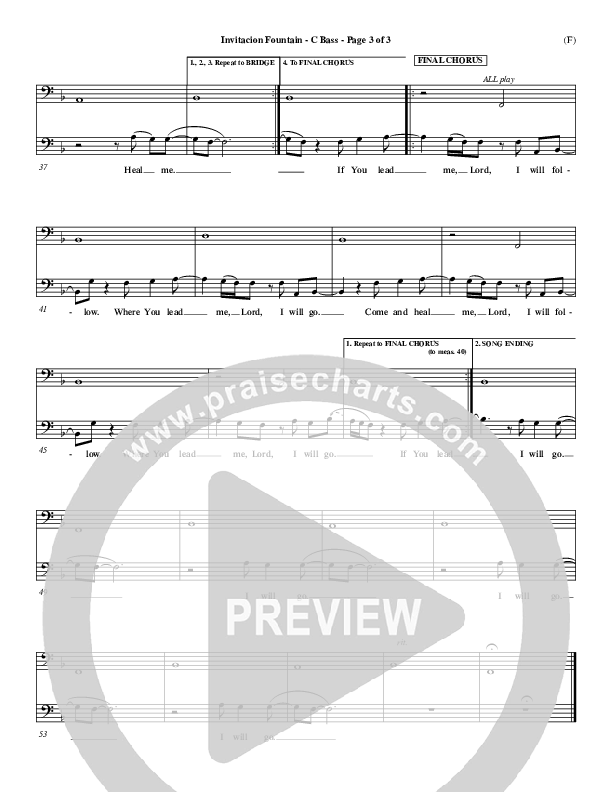 Invitacion Fountain Contrabass ()