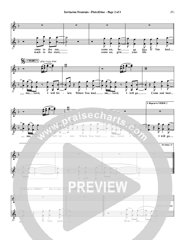 Invitacion Fountain Flute/Oboe ()