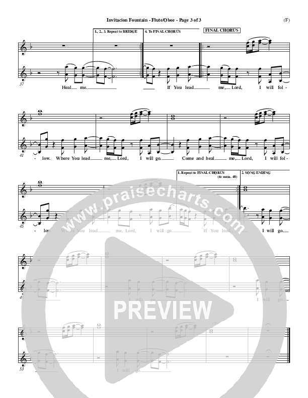 Invitacion Fountain Flute/Oboe ()