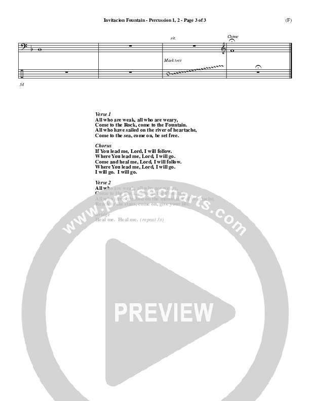 Invitacion Fountain Percussion 1/2 ()