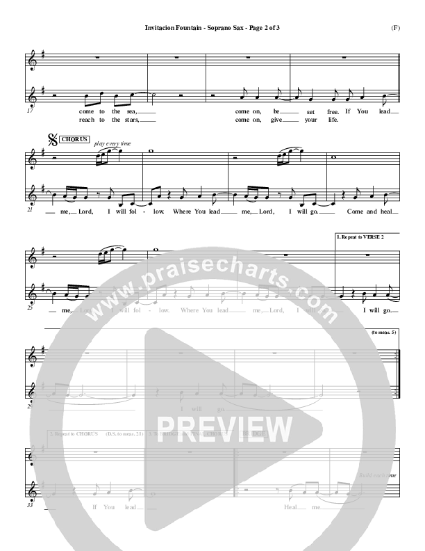 Invitacion Fountain Soprano Sax ()