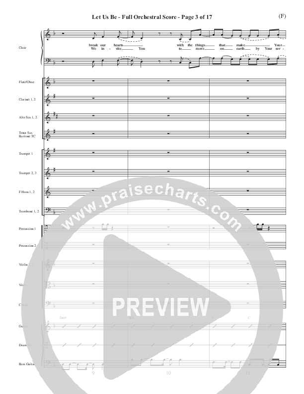 Let Us Be Conductor's Score ()