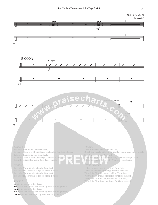 Let Us Be Percussion 1/2 ()