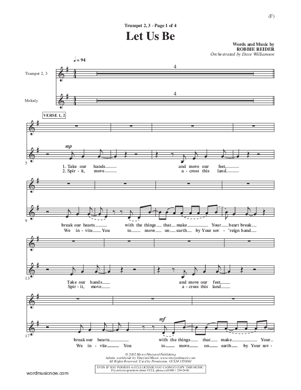 Let Us Be Trumpet 2/3 ()