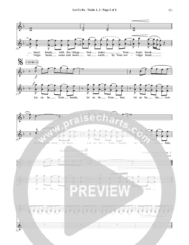 Let Us Be Violin 1/2 ()