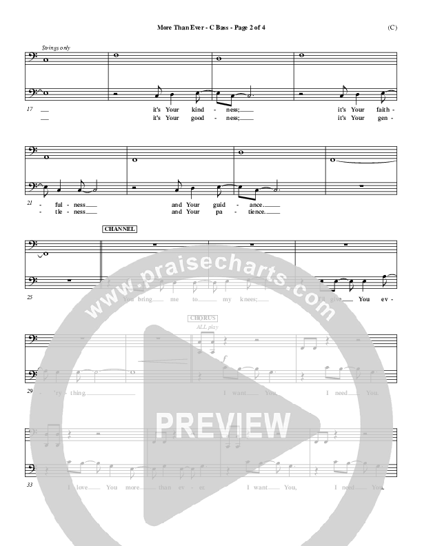 More Than Ever Contrabass ()