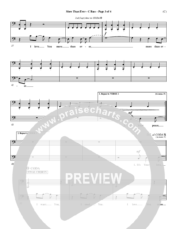 More Than Ever Contrabass ()