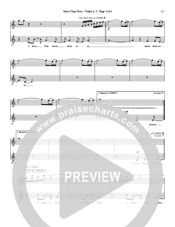 More Than Ever Violin 1/2 ()