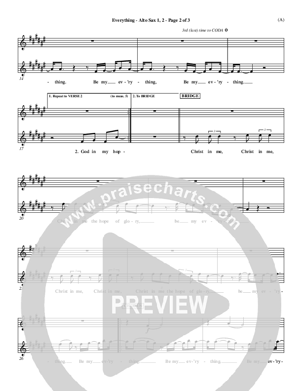 Everything Alto Sax 1/2 (Tim Hughes)