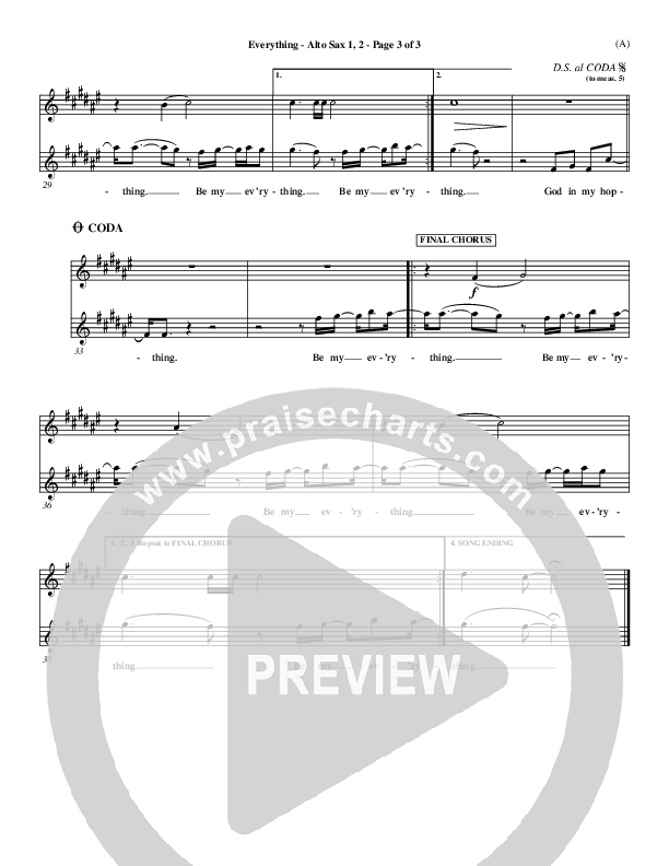 Everything Alto Sax 1/2 (Tim Hughes)