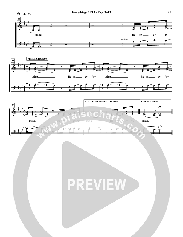 Everything Choir Vocals (SATB) (Tim Hughes)