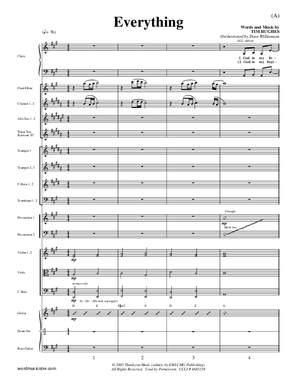 Everything Conductor's Score (Tim Hughes)