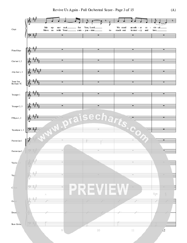Revive Us Again  Orchestration (Andy Park)