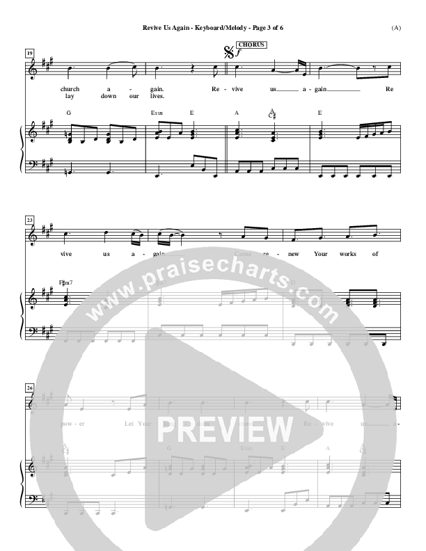 Revive Us Again  Piano/Vocal (Andy Park)