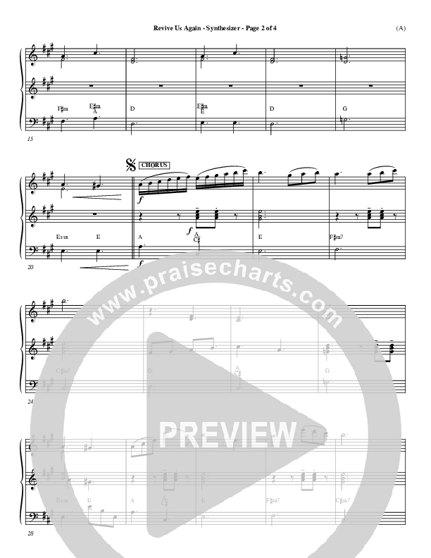 Revive Us Again  Synth (Andy Park)