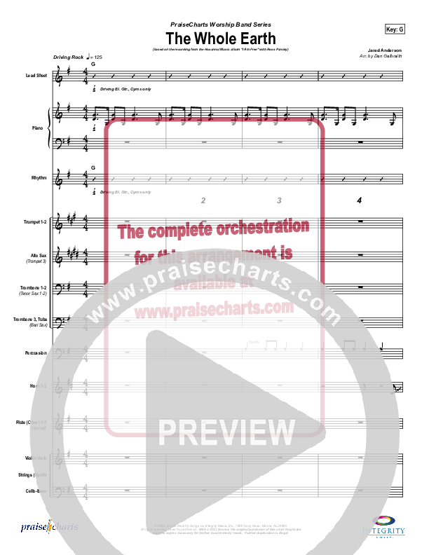 The Whole Earth Conductor's Score (New Life Worship)