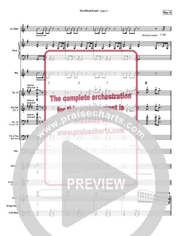 The Whole Earth Conductor's Score (New Life Worship)