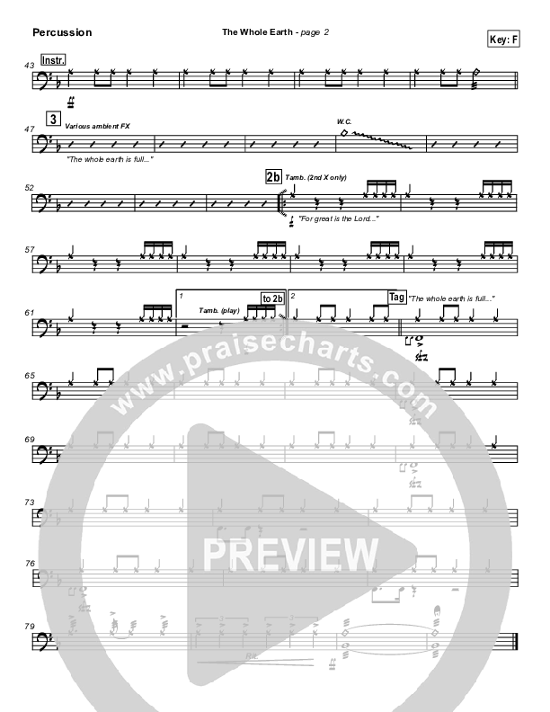 The Whole Earth Percussion (New Life Worship)