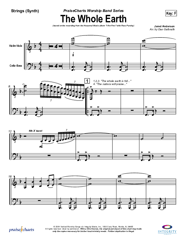 The Whole Earth Synth Strings (New Life Worship)