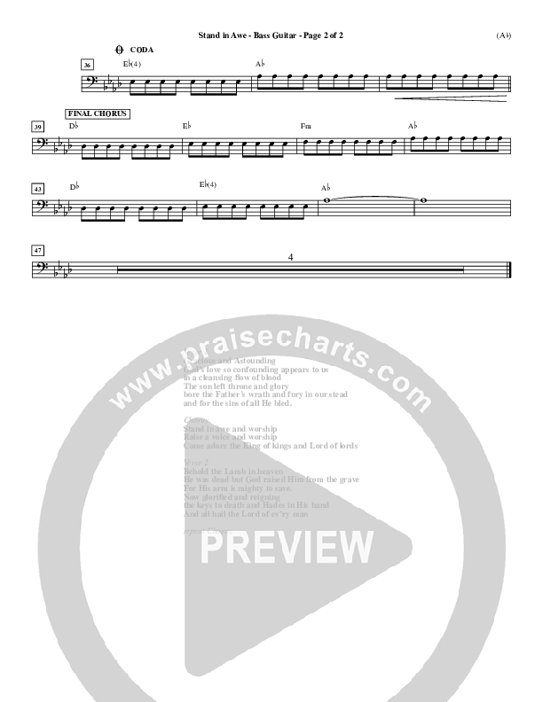 Stand In Awe Acoustic Guitar (Jeremy Riddle)